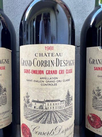 1981 Château Grand-Corbin-Despagne - Saint-Émilion, Nieuw