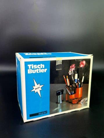 Bureauset - Vintage H.C.M. “Tisch Butler” 5-Piece Desk Set -