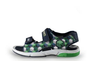 Minecraft Sandalen Jongens in maat 33 Groen, Verzenden, Schoenen