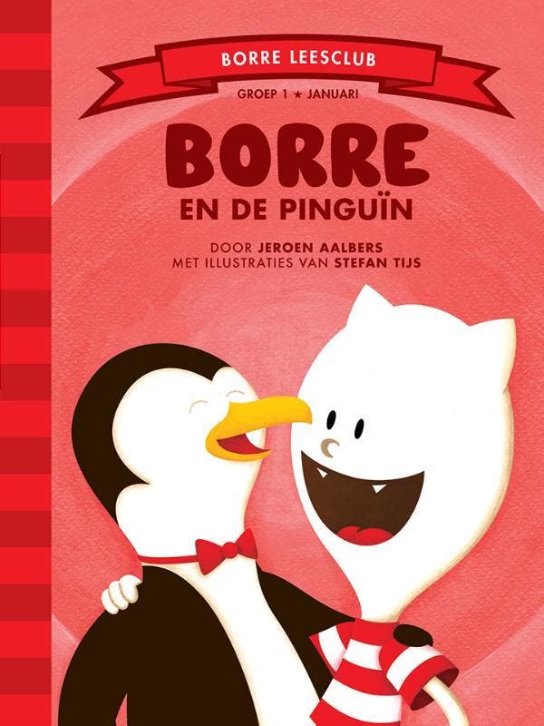 Borre en de pinguin / De Gestreepte Boekjes 9789089220202, Boeken, Kinderboeken | Kleuters, Zo goed als nieuw, Verzenden