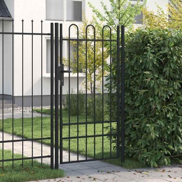 vidaXL Hekpoort BOXTEL enkele deur gebogen bovenzijde 1x1,75, Verzenden
