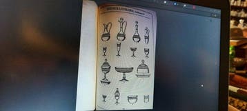 Val Saint Lambert, antieke glasses VSL Service Lothaire -, Antiek en Kunst, Antiek | Glaswerk en Kristal