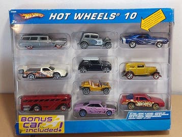 Hot Wheels 1:64 - Model raceauto (50) - Hot Wheels 10-car, Nieuw