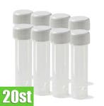 Lege buisjes met schroefdop 5 ml 20 st, Verzenden