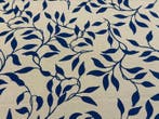 Geen minimumprijs!!! Blauwe weefsels op natuurlijk canvas -, Antiek en Kunst