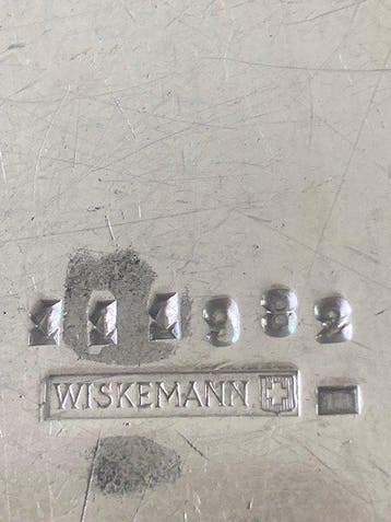 Wiskemann - wiskemann - Ijsemmer - Verzilverd messing -, Antiek en Kunst
