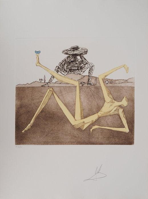 Salvador Dali (1904-1989) - Le cœur de la folie, Antiquités & Art, Antiquités | Autres Antiquités
