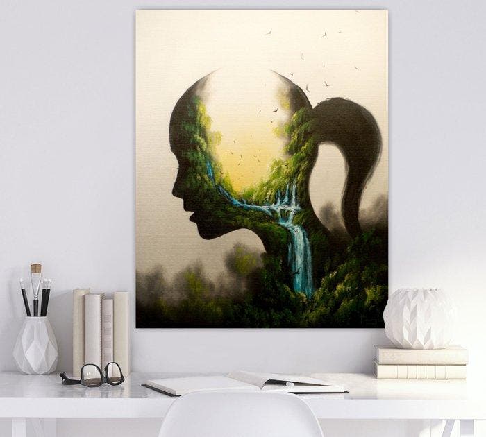 Adam Burczyc - Nature, Antiek en Kunst, Kunst | Schilderijen | Modern