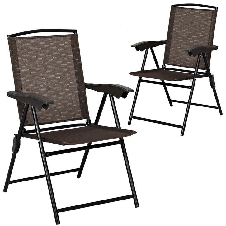 2dekans | Coast 4er set vouwstoelen hochlehner tuinstoel, Tuin en Terras, Tuinsets en Loungesets, Ophalen of Verzenden