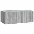 vidaXL Wandmontage TV-kast Grijs sonoma 78,5 x 41 x 30 cm, Huis en Inrichting, Kasten |Televisiemeubels, Verzenden, Nieuw