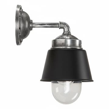 Stal- & Boerderijlampen Kostas 90 Muurlamp Zwart, Verzenden