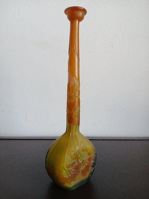 Emile Gallé - Vaas - Glas - Circa 1900, Antiek en Kunst, Antiek | Glaswerk en Kristal