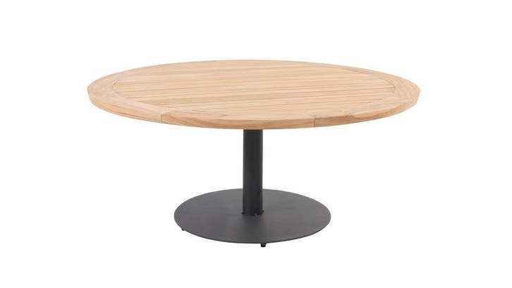 Taste by 4 Seasons Saba low tuintafel teak blad Ø 160 cm |, Tuin en Terras, Tuinsets en Loungesets