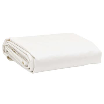 vidaXL Zeil 650g / m² Wit 5 x 8 m Canvas met PVC-coating, Verzenden
