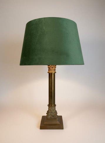 Lampe de table - Colonne chic d’époque - Laiton