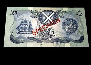 Schotland. - 5 Pounds - 1994 - Specimen - Pick 116bs (Zonder