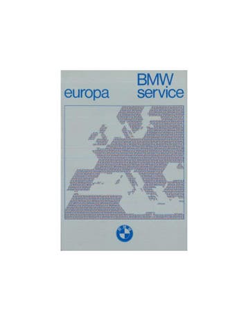 1977 BMW SERVICE DEALERS EUROPA HANDBOEK, Ophalen of Verzenden