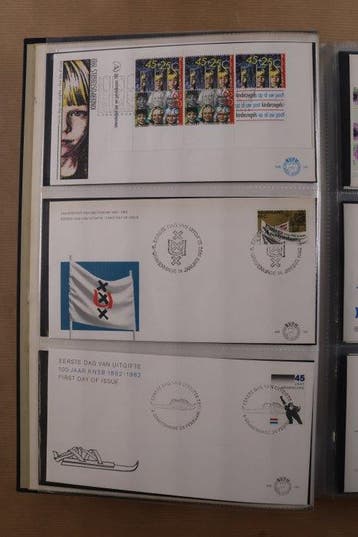 Nederland 1981/2005 - Complete collectie FDCs +, Gestempeld