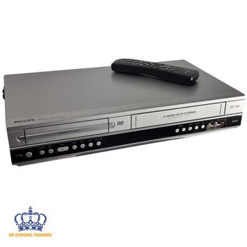 Philips DVP3055V | DVD Speler | Videorecorder | VHS Recorder, Verzenden, Gebruikt, VHS-speler of -recorder