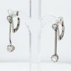 Boucles doreilles - 18 carats Or blanc Diamant (Naturelle), Nieuw
