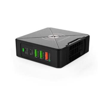DrPhone WL5 USB-wandoplader- PD 3.0 - 75W - 5-poorten +, Verzenden, Nieuw