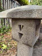 Pedestal tuinlantaarn Firefly ontwerp - Steen, Graniet -