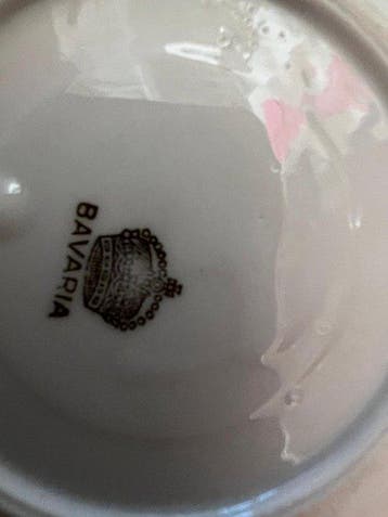 Koffieservies (27) - Porselein, Verzilverd
