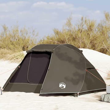 vidaXL Vistent 5-persoons waterdicht bruin, Caravans en Kamperen, Verzenden, Nieuw