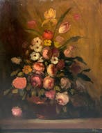 École européene (XX) - Vase à fleurs