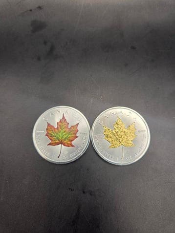 Canada. 5 Dollars 2021, Maple Leaf, 2 x 1 oz, Postzegels en Munten