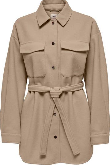 ONLY ONLNEW NEA L/S BELT SHACKET CC PNT Dames Jas - Maat XS, Verzenden, Nieuw