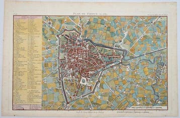 Italie - Padoue; Lalande - Plan De Padoue en 1780. -, Livres