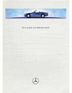 1995 MERCEDES BENZ SL KLASSE BROCHURE NEDERLANDS