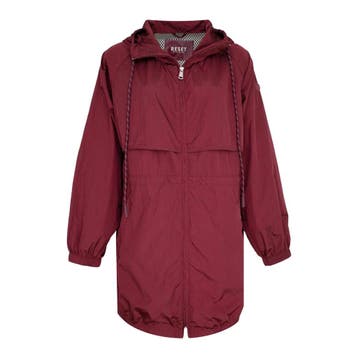 Reset • lange jas Evita bordeaux • M, Verzenden