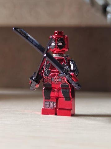 Lego Minifiguur - Minifigures - Deadpool chromé, Nieuw