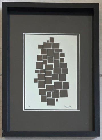 Siep Van Den Berg (1913-1998) - geometrische compositie in