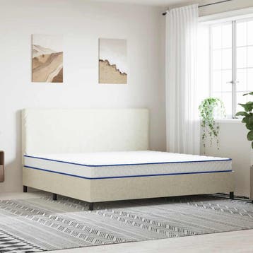 vidaXL Matras 200x180x17 cm Zacht traagschuim, Verzenden, Nieuw
