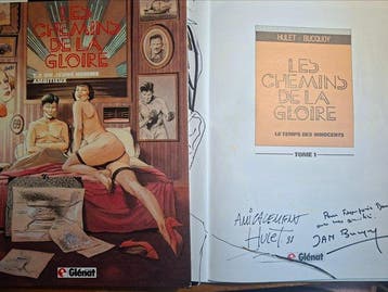 Les Chemins de la gloire T1 + T2 + dédicace - 2x C - 2 Album, Nieuw