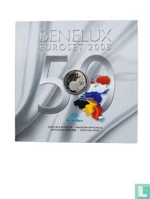 België, Nederland en Luxemburg - Benelux jaarset 2008 50.., Verzenden, Overige waardes, Setje