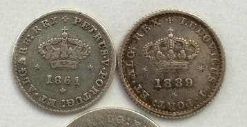 Portugal. D. Pedro V / D. Luís I (1861-1889). 50 + 100 Réis