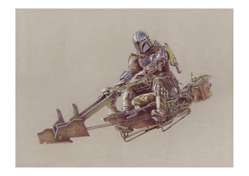 Miguel Ángel Alfaro Rey - Star Wars - Litografía - Set of 5