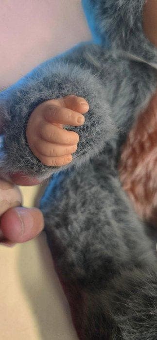 anders - Pop een vintage Anne Geddes pluche konijn -