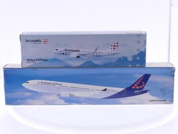 Schaal 1:200 set van 2 Brussels Airlines Airbus A320neo R..., Ophalen of Verzenden, Nieuw