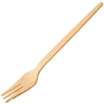Snackvorken | Bamboe | 100 Stuks | 135mm Sier Disposables, Verzenden, Nieuw in verpakking