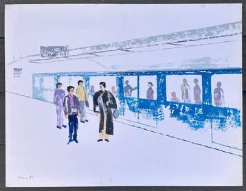 Jean-Pierre Collin (1935-2025) - La Station de Métro, Antiquités & Art