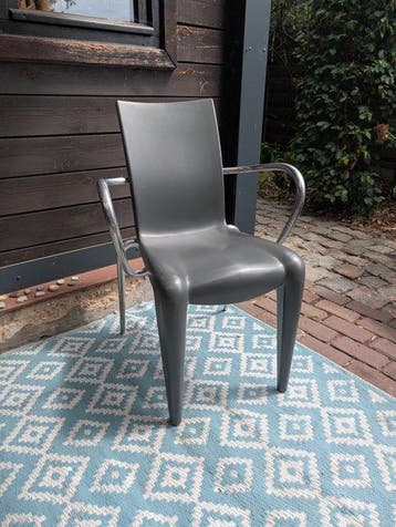 Vitra - Philippe Starck - Chaise - Louis 20 GREY + accoudoir