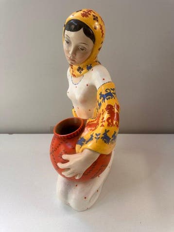 Lenci - Helen Scavini - sculptuur, Concetta - 34 cm -