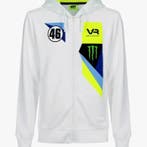 Valentino Rossi Official VR46 Abu Dhabi Mens FULLZIP Hoodie, Nieuw