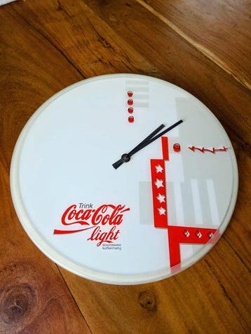 Automatonklok - Coca Cola Light - Mid-century modern Plastic