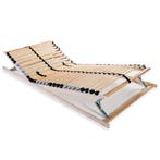 vidaXL Lattenbodem met 28 latten 7 zones 80x200 cm, Verzenden